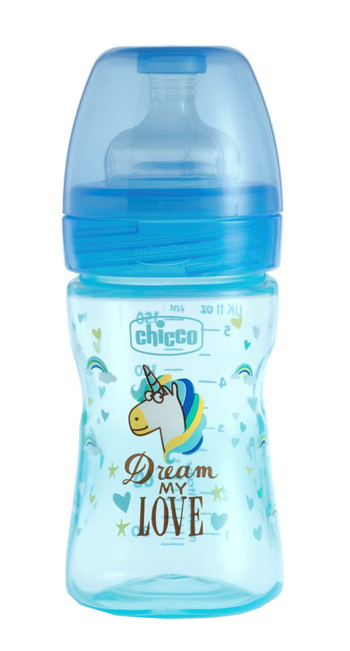 CHICCO BIBERON WB FANTASTIC LOVE SILICONE 150 ML - Angeli Pharm