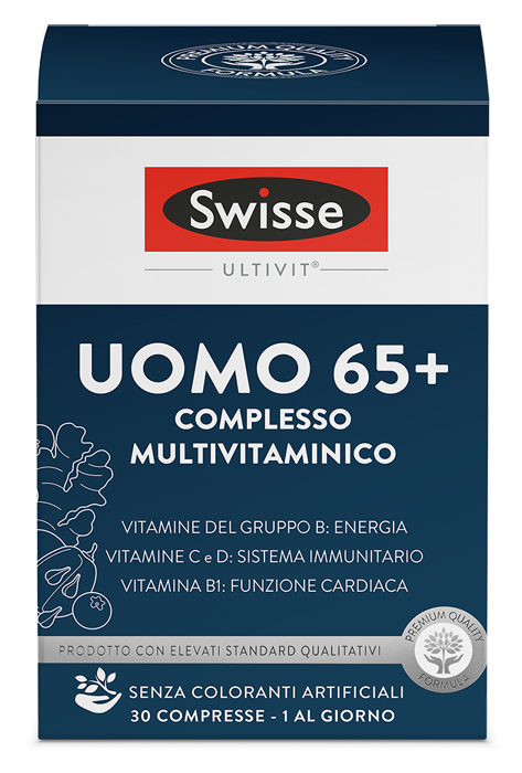 SWISSE UOMO 65+ COMPLESSO MULTIVITAMINICO 30 COMPRESSE - Angeli Pharm