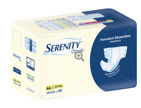 SERENITY PANNOLONE A MUTANDINA CLASSIC EXTRA XL 15 PEZZI - Angeli Pharm