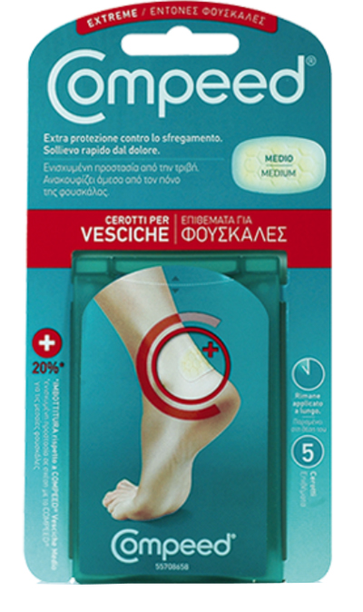 COMPEED CEROTTO PER VESCICHE TALLONE SPORT 5 PEZZI - Angeli Pharm