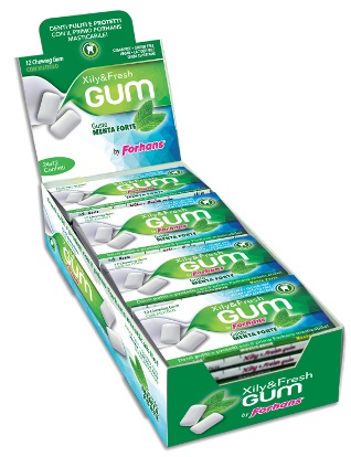 FORHANS GOMMA DA MASTICARE XYLI&FRESH GUM 12 CONFETTI - Angeli Pharm