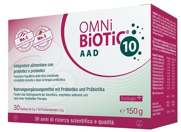 OMNI BIOTIC 10 AAD 30 BUSTINE DA 5 G - Angeli Pharm