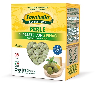 FARABELLA PERLE PATATE SPINACI 500 G ASTUCCIO - Angeli Pharm