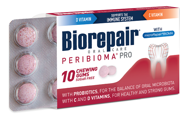 BIOREPAIR PERIBIOMA GOMME MASTICABILI 10 COMPRESSE DA 1,2 G - Angeli Pharm