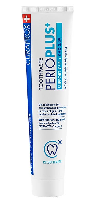 CURAPROX PERIOPLUS+ SUPPORT DENTIFRICIO CHX 0,09% 75 ML - Angeli Pharm