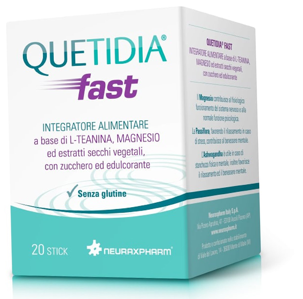 QUETIDIA FAST 20 STICK - Angeli Pharm