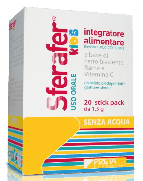 SFERAFER KIDS 20 STICK PACK - Angeli Pharm
