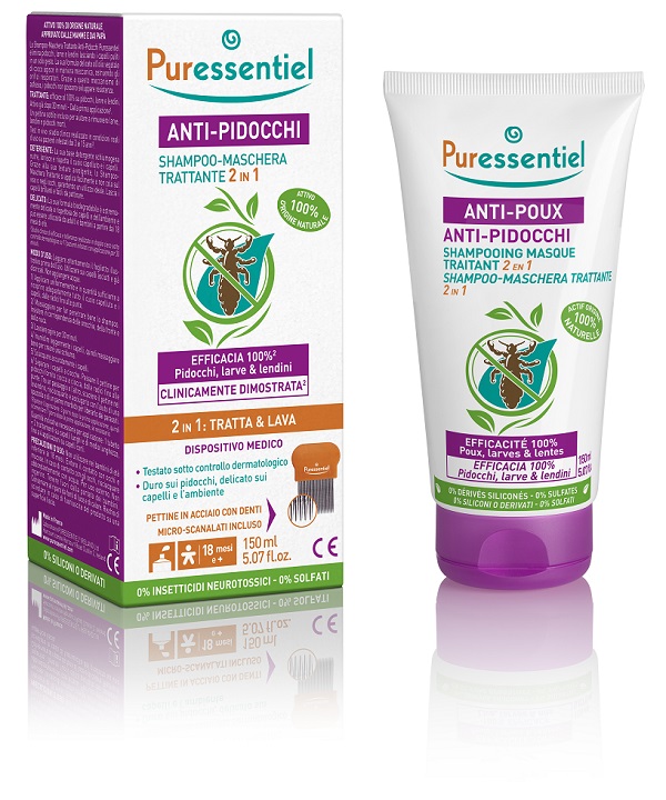 PURESSENTIEL SHAMPOO TRATTAMENTO PIDOCCHI 150 ML - Angeli Pharm