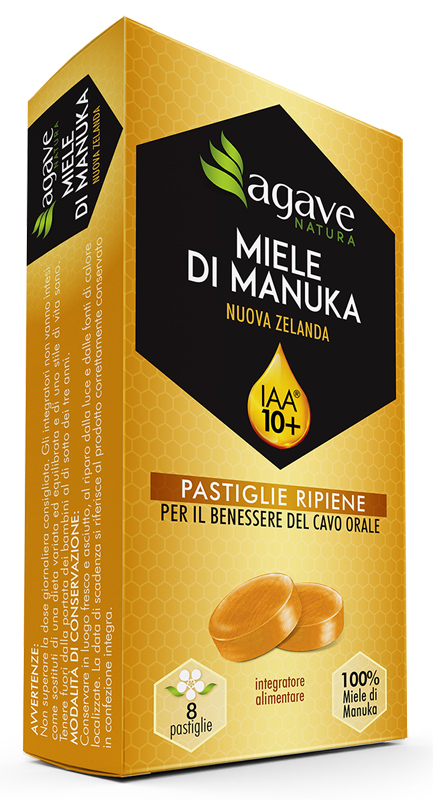 AGAVE NATURA MANUKA IAA 10+ 8 PASTIGLIE 20 G - Angeli Pharm