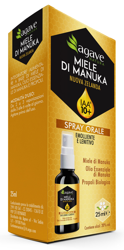 AGAVE NATURA SPRAY ORALE IAA 10+ 25 ML - Angeli Pharm