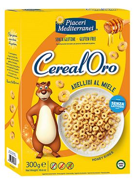 PIACERI MEDITERRANEI CEREALORO ANELLINI MIELE 300 G - Angeli Pharm