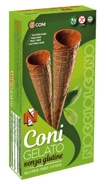 CONI GELATO SENZA GLUTINE 6 PEZZI - Angeli Pharm