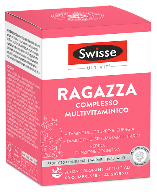 SWISSE MULTIVITAMINICO RAGAZZA 60 COMPRESSE - Angeli Pharm
