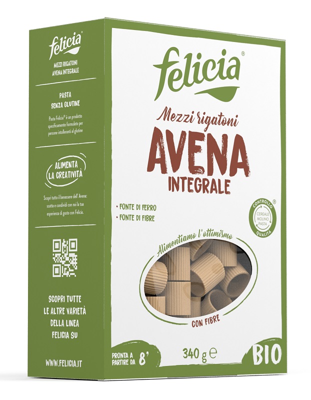 FELICIA MEZZI RIGATONI AVENA 340 G - Angeli Pharm