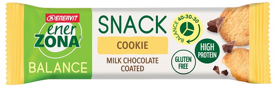 ENERZONA SNACK COOKIE MILK CIOCHOLATE 33 G - Angeli Pharm