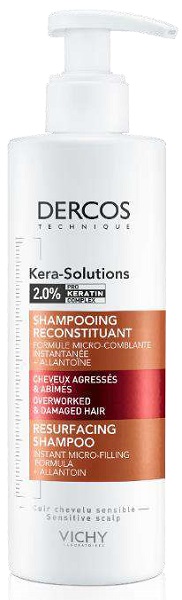 DERCOS TECHNIQUE KERASOL SHAMPOO RISTRUTTURANTE 250 ML - Angeli Pharm
