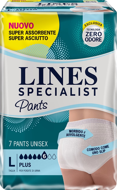 LINES SPECIALIST PANTS PLUS UNISEX L 7 PEZZI - Angeli Pharm