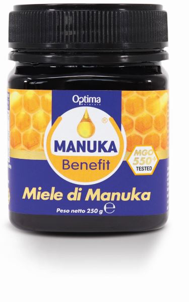 MANUKA BENEFIT MIELE DI MANUKA 550+ MGO 250 G - Angeli Pharm