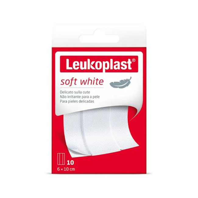 LEUKOPLAST SOFT WHITE 100 X 6 CM 10 PEZZI - Angeli Pharm