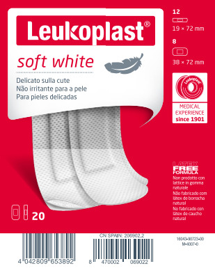 LEUKOPLAST SOFT WHITE 20 PEZZI ASSORTITI - Angeli Pharm