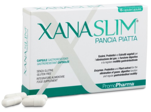 XANASLIM PANCIA PIATTA 15 CAPSULE GASTRORESISTENTI - Angeli Pharm