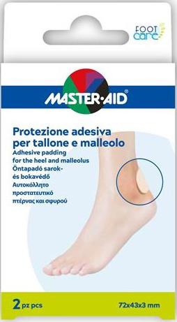 PROTEZIONE TALLONE/MALLEOLO MASTER-AID FOOTCARE 2 PEZZI A7 - Angeli Pharm