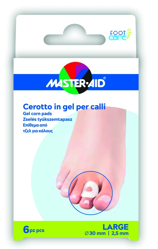CEROTTO PROTEZIONE CALLI MASTER-AID FOOTCARE IN GEL LARGE 6 PEZZI B11 - Angeli Pharm