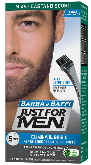 JUST FOR MEN BARBA & BAFFI M45 CASTANO SCURO 51 G - Angeli Pharm