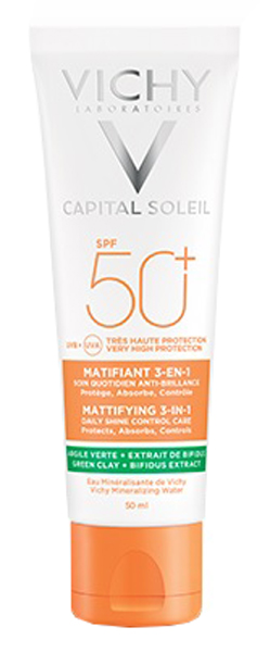 CAPITAL SOLEIL ANTI ACNE PURIFICANTE SPF 50+ 50 ML - Angeli Pharm