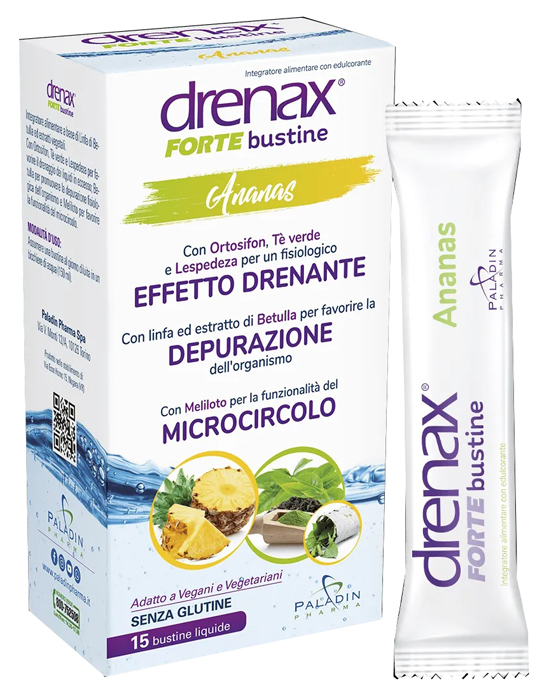 DRENAX FORTE ANANAS 15 BUSTINE - Angeli Pharm
