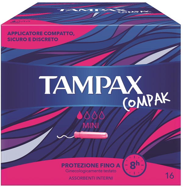 TAMPAX COMPAK ASSORBENTE INTERNO MINI 16 PEZZI - Angeli Pharm