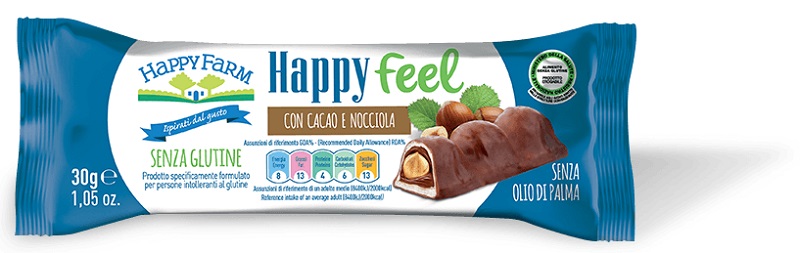 HAPPY FARM HAPPY FEEL CACAO E NOCCIOLA MONO 30 G - Angeli Pharm