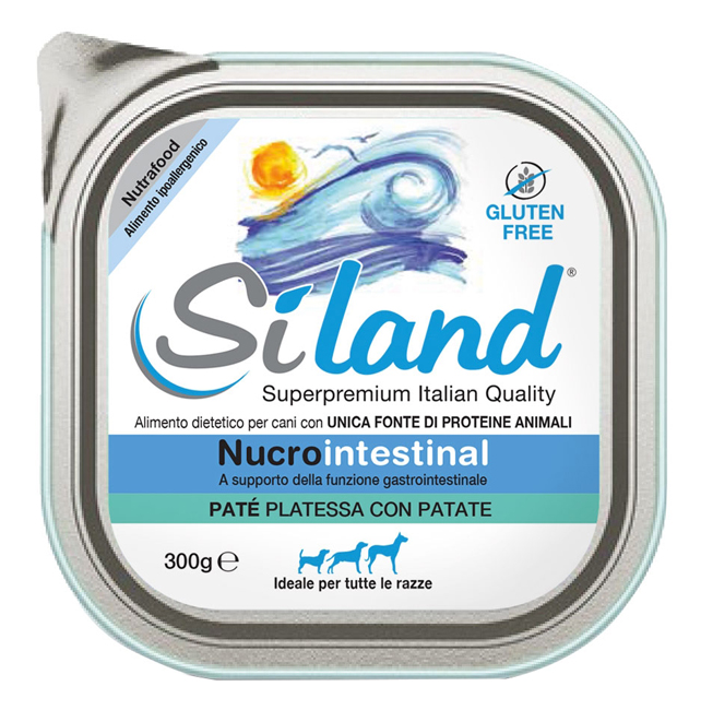 SILAND NUCROINTESTINAL UMIDO CANE PLATESSA/PATATA 300 G - Angeli Pharm