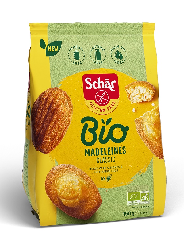 SCHAR BIO MADELEINES CLASSIC 5 MONOPORZIONI DA 30 G - Angeli Pharm