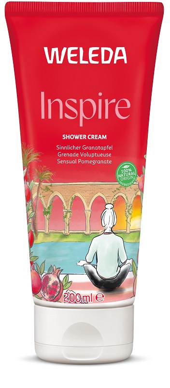 WELEDA INSPIRE DOCCIA CREMOSA MELOGRANO 200 ML - Angeli Pharm