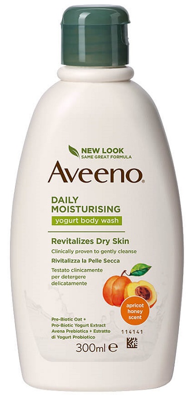 AVEENO BAGNO DOCCIA YOGURT ALBICOCCA & MIELE 300 ML - Angeli Pharm