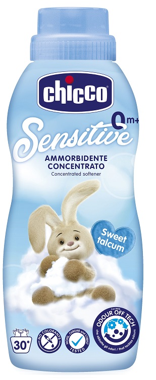 CHICCO SENSITIVE 0M+ AMMORBIDENTE CONCENTRATO SWEET TALCUM 750 ML - Angeli Pharm