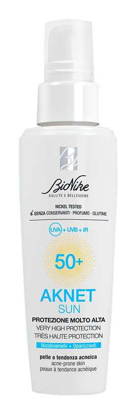 AKNET SUN PROTEZIONE MOLTO ALTA SPF50+ 50 ML - Angeli Pharm