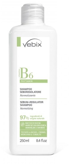 VEBIX PHYTAMIN SHAMPOO SEBOREGOLATORE NORMALIZZANTE 250 ML - Angeli Pharm