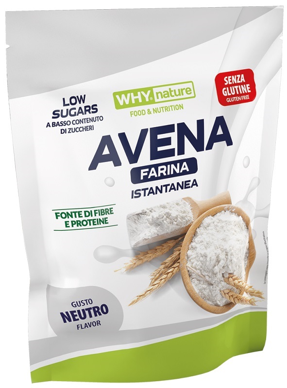 WHYNATURE AVENA FARINA ISTANTANEA GUSTO NEUTRO 1 KG - Angeli Pharm