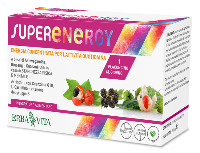 SUPER ENERGY 10 FLACONCINI DA 12 ML - Angeli Pharm
