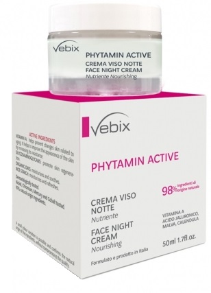 VEBIX PHYTAMIN CREMA VISO NOTTE NUTRIENTE 50 ML - Angeli Pharm