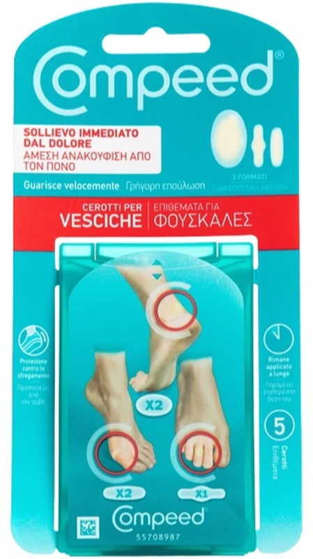 COMPEED CEROTTI PER VESCICHE MISTO 5 PEZZI - Angeli Pharm