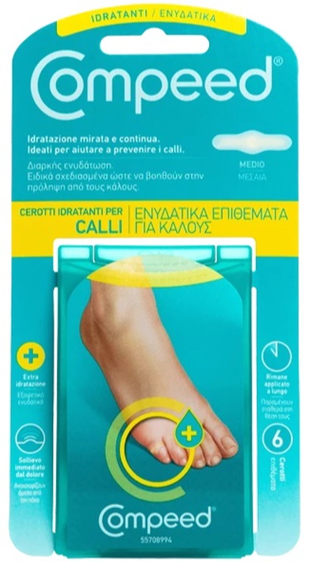 COMPEED CEROTTI PER CALLI IDRATANTI 6 PEZZI - Angeli Pharm