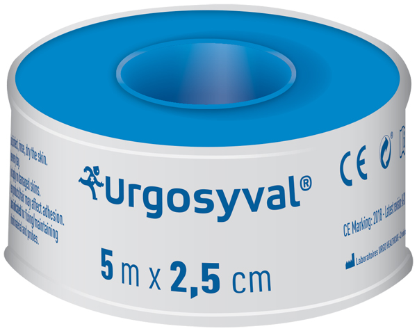CEROTTO IN ROCCHETTO URGO URGOSYVAL 5 M X 2,5 CM - Angeli Pharm