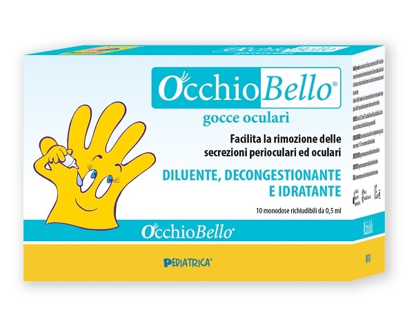OCCHIOBELLO GOCCE OCULARI 10 FLACONCINI MONODOSE RICHIUDIBILI DA 0,5 ML - Angeli Pharm