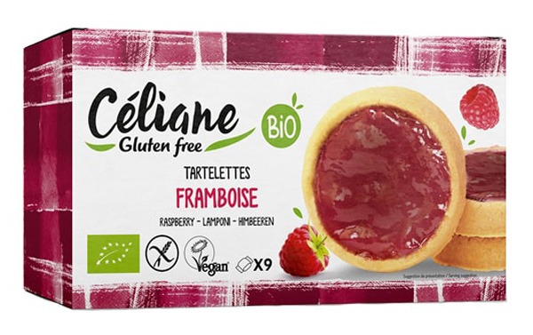 CELIANE TORTINA BIO SENZA GLUTINE AL LAMPONE 130 G - Angeli Pharm