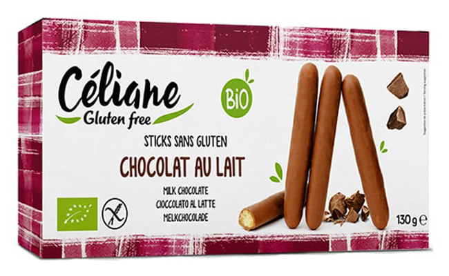 CELIANE BASTONCINI RICOPERTI DI CIOCCOLATO AL LATTE 130 G - Angeli Pharm