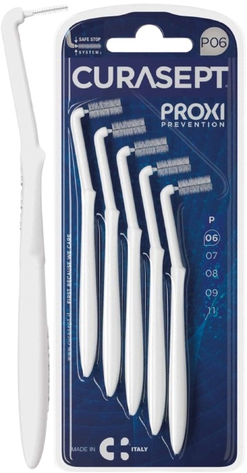 CURASEPT PROXI ANGLE P06 BIANCO/WHITE 5 PEZZI - Angeli Pharm