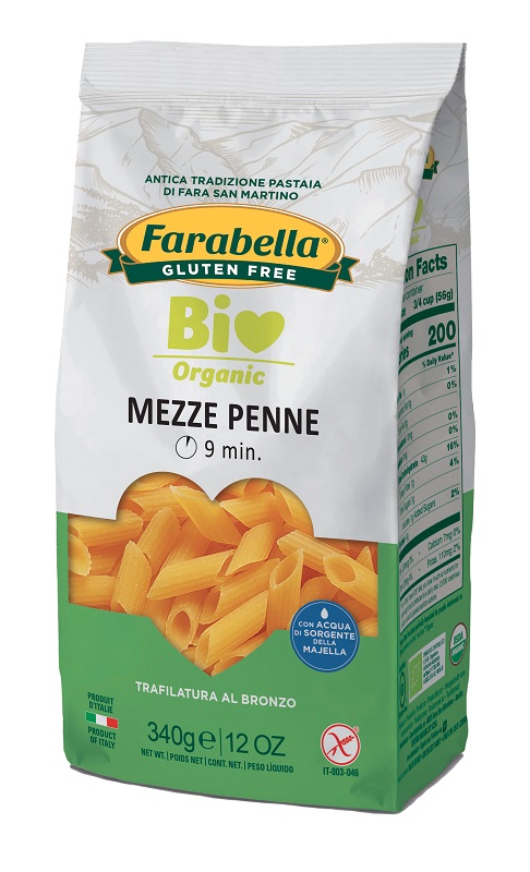 FARABELLA BIO MEZZE PENNE MAIS RISO 340 G - Angeli Pharm